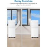 Kumtel Juniper Portatif 7000 BTU Taşınabilir Klima Kmpac-7 - Görsel 5