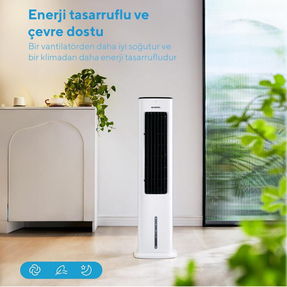 Kumtel HAC-02 Sulu Portatif Soğutucu (Air Cooler) - Görsel 7